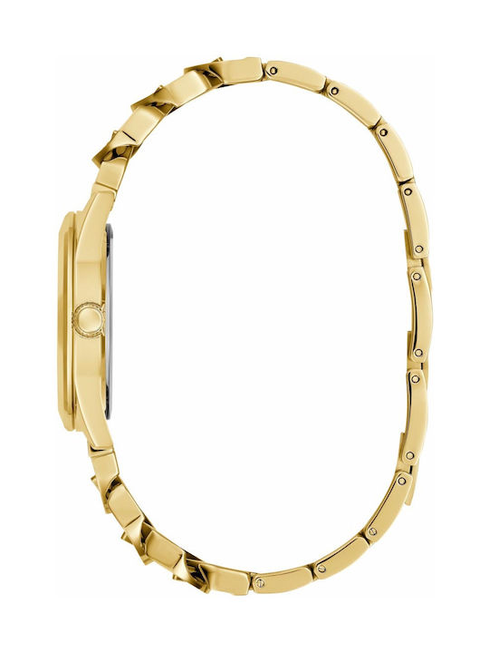 Guess Serena Uhr mit Gold Metallarmband