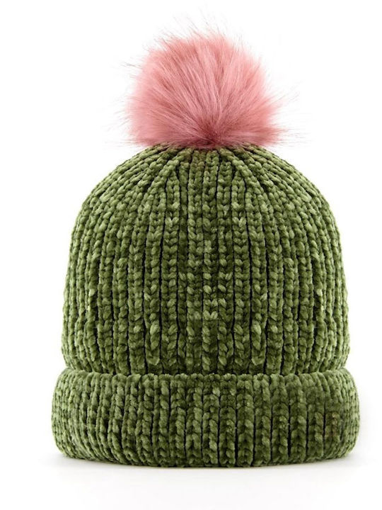 Sinner Connor Ribbed Beanie Cap Green