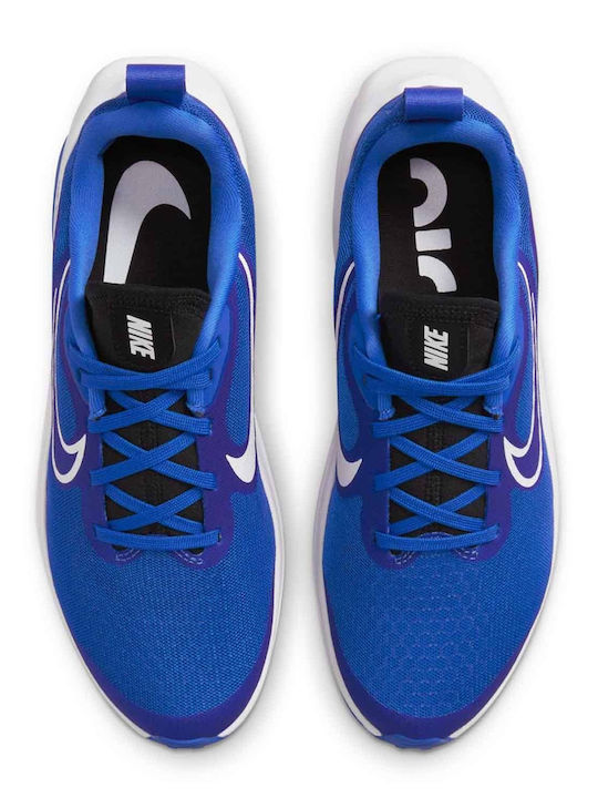 Air Zoom Arcadia Gs Kids Sports Shoes Running with Laces Blue