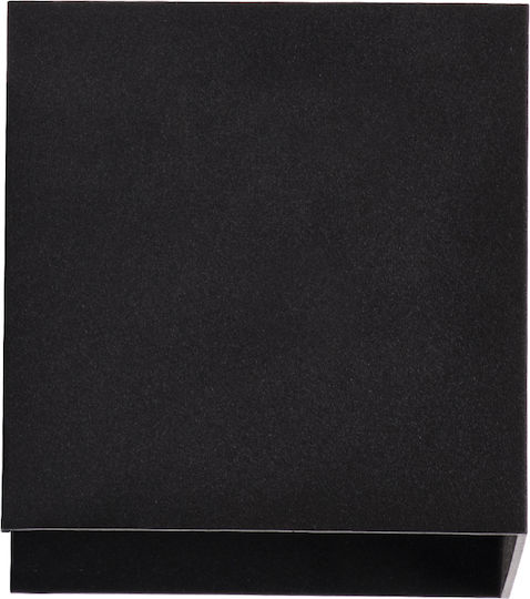 GloboStar Axis-S Επιτοίχια Εξωτερική Πλαφονιέρα LED IP65 10W με Φυσικό Λευκό Φως Διπλής Δέσμης 10x10x10εκ.