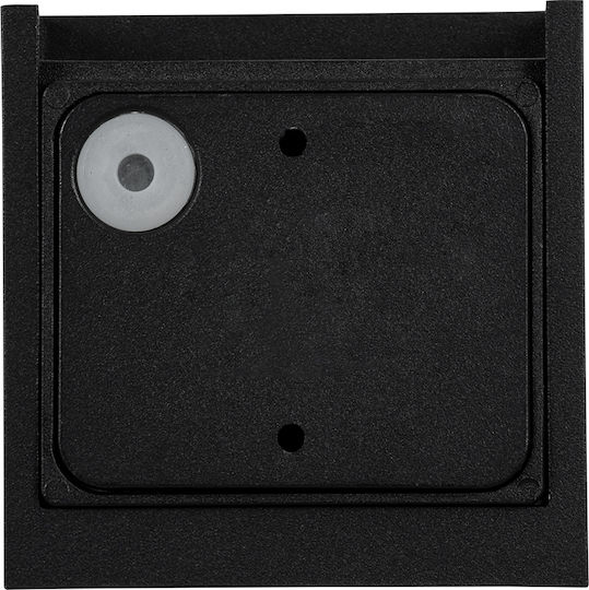 GloboStar Axis-S Επιτοίχια Εξωτερική Πλαφονιέρα LED IP65 10W με Φυσικό Λευκό Φως Διπλής Δέσμης 10x10x10εκ.