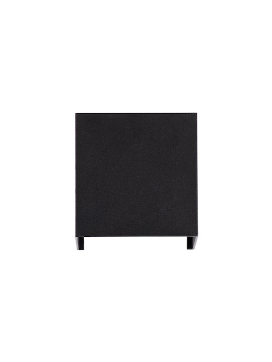 GloboStar Axis-S Wall-Mounted Outdoor Ceiling Light LED IP65 10W with Warm White Light Double Beam 10x10x10εκ.