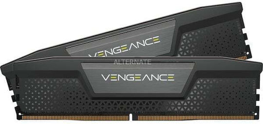 Corsair Vengeance DDR5 64GB RAM με 2x32GB Modules και Ταχύτητα 5200 για Desktop