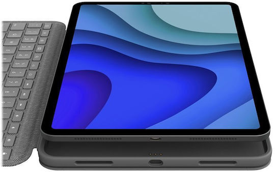 Logitech Folio Touch Keyboard Case Flip Cover Αγγλικά UK Γκρι (iPad Pro 2018 11")