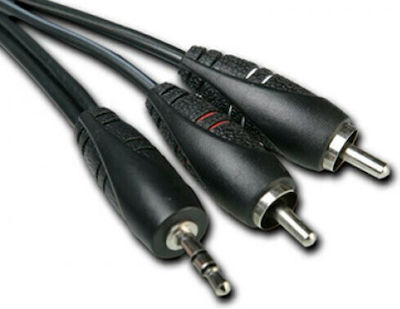 Prolink 3.5mm male - RCA male Cable Black 1.5m (PL-103-0150)