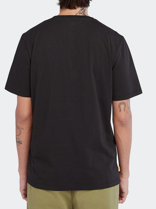 Timberland Men's Short Sleeve T-shirt Black