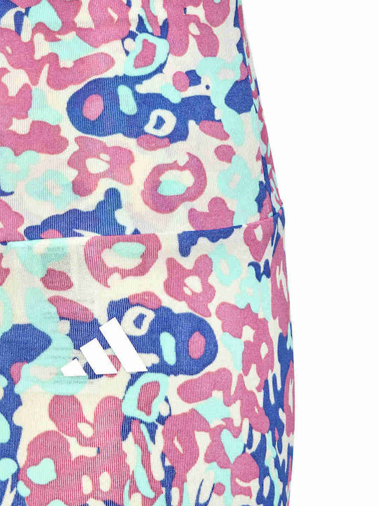Kids Legging Sports Cropped Blue Aeroready