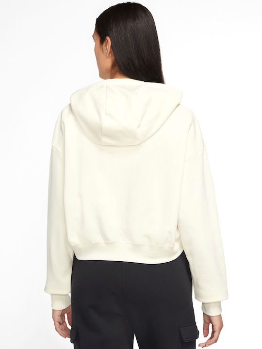 Nike Sportswear Club Women's Fleece Sweatshirt Beige