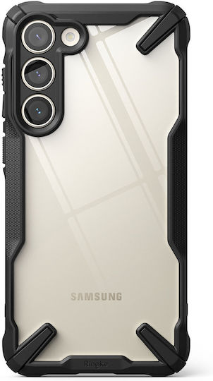 Ringke Fusion X Back Cover Πλαστικό / Σιλικόνης 2mm Μαύρο (Galaxy S23+)