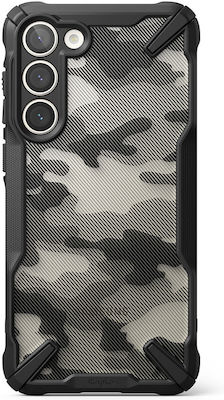 Ringke Fusion X Coperta din spate Plastic / Silicon Camouflage Black (Galaxy S23+)