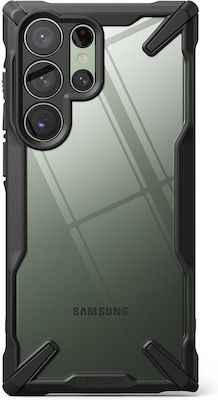 Ringke Fusion X Plastic / Silicone Back Cover Black (Galaxy S23 Ultra)