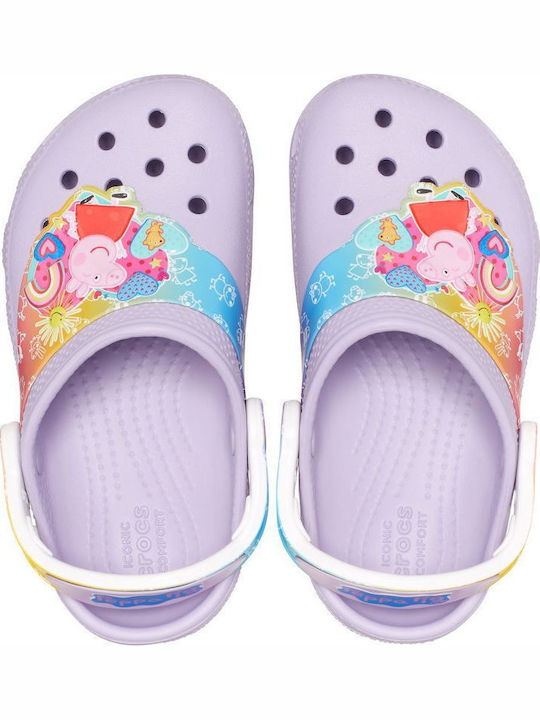 Peppa Pig Children's Anatomical Beach Shoes Purple