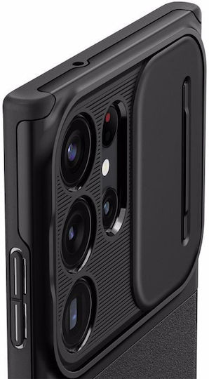 Spigen Optik Armor Back Cover Plastic 2mm Black (Galaxy S23 Ultra)