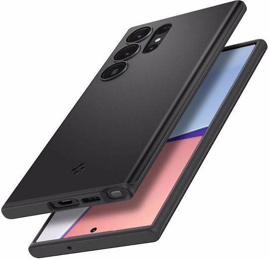 Spigen Thin Fit Back Cover Plastic 1.55mm Black (Galaxy S23 Ultra)