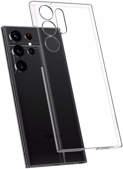 Spigen AirSkin Back Cover Silicone Crystal Clear (Galaxy S23 Ultra) ACS05635