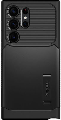 Spigen Slim Armor MagFit Coperta din spate Plastic / Silicon 2mm Rezistent Negru (Galaxy S23 Ultra)