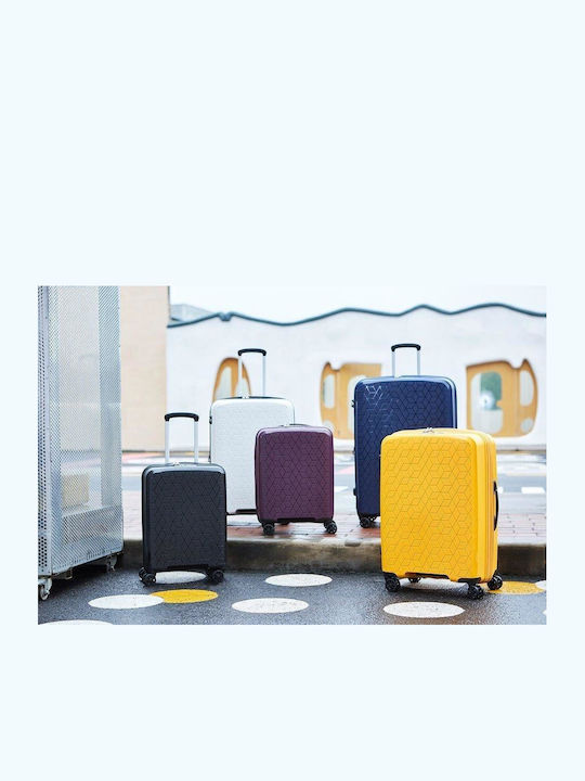 Verage GM18106W Cabin Hard Blue Travel Suitcase With 4 Wheels Height 53cm