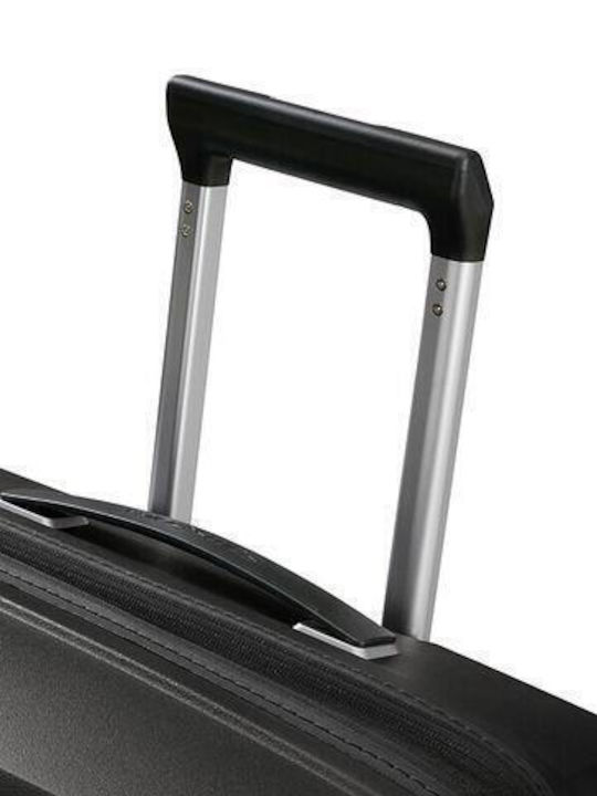 Samsonite Upscape Голям Твърд Черен Куфар за Пътуване с 4 Колела Височина 84см