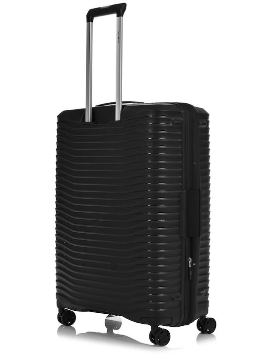 Samsonite Upscape Große Hartschalen Reisekoffer Schwarz mit 4 Rädern Höhe 75cm
