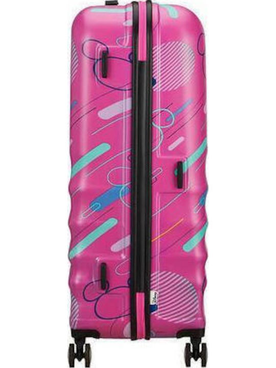 American Tourister Minnie Future Pop Kinder Große Hart Koffer Rosa mit 4 Räder Höhe 77cm