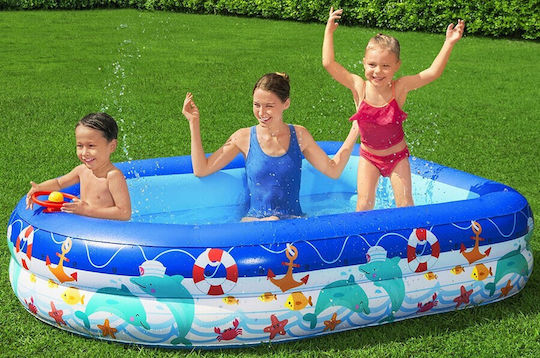 Bestway Children's Swimming Pool 282L Inflatable 213x213x132cm Blue