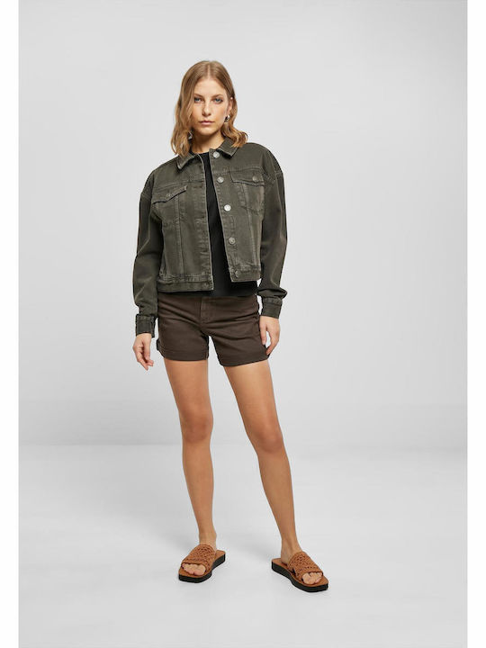 Scurtă Jachetă de femei din denim Maro