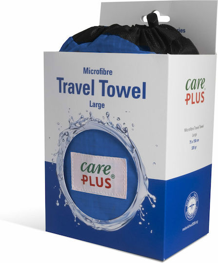 CarePlus Πετσέτα Microfiber Σώματος σε Θήκη Μπλε 150x75εκ.