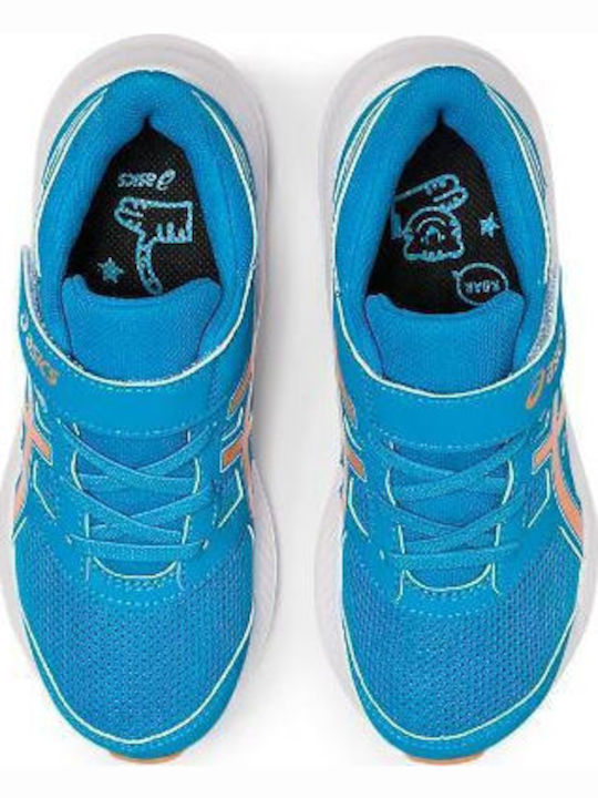 Jolt 4 Ps Kids Sports Shoes Running with Hoop & Loop Closure Blue