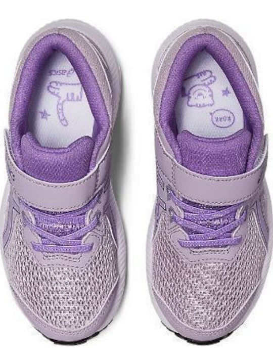 Contend 8 Ps Kids Sports Shoes Running with Hoop & Loop Closure Purple