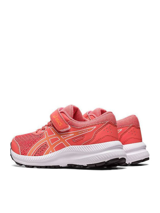 Contend 8 Ps Kids Sports Shoes Running with Hoop & Loop Closure Orange