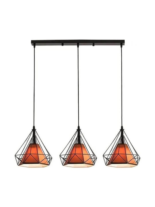 Stimeno Pendant Light Black Rail 60cm