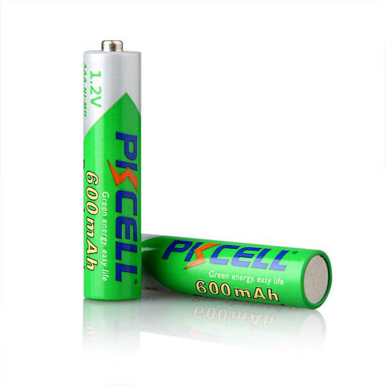 Pkcell Επαναφορτιζόμενες Μπαταρίες AAA Ni-MH 600mAh 1.2V 2τμχ