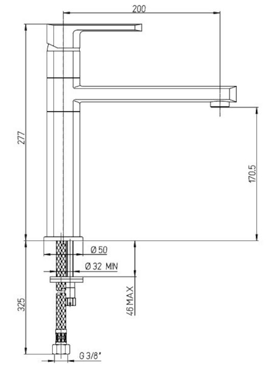 Paini Ovo Küchenarmatur Platzierung Silber