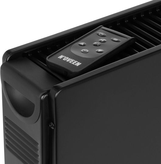 N'Oveen Convector Heater Floor 2000W with Electronic Thermostat 60x37.5cm Black