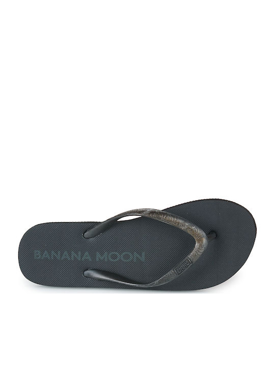 Swains Tahuata Frauen Flip Flops in Schwarz Farbe