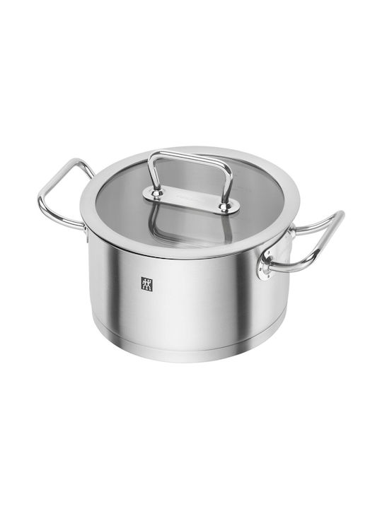 Zwilling J.A. Henckels Pots Set of Stainless Steel with Non-stick Coating Silver 9pcs