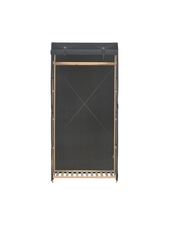 vidaXL Fabric Wardrobe in Gray Color 79x40x170cm