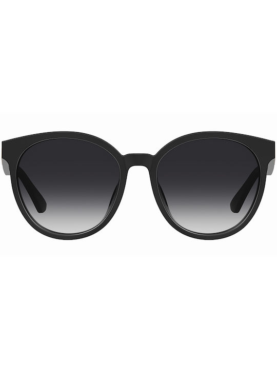 Moschino Women's Sunglasses with Black Plastic Frame and Black Gradient Lens MOS151/F/S 807/9O