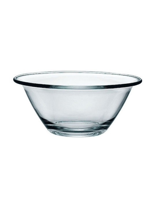 Bormioli Rocco Mr. Chef Glass Serving Bowl Διάφανο with Diameter 11εκ. 1pcs