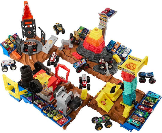Hot Wheels Arena Spin Out Challenge Πίστα 1:64 Monster Truck για 4+ Ετών