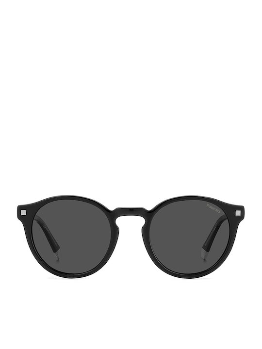 Polaroid Men's Sunglasses with Black Plastic Frame and Black Polarized Lens PLD4150/S/X 807/M9