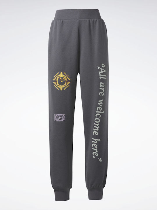 Παντελόνι Φόρμας Fleece Γκρι