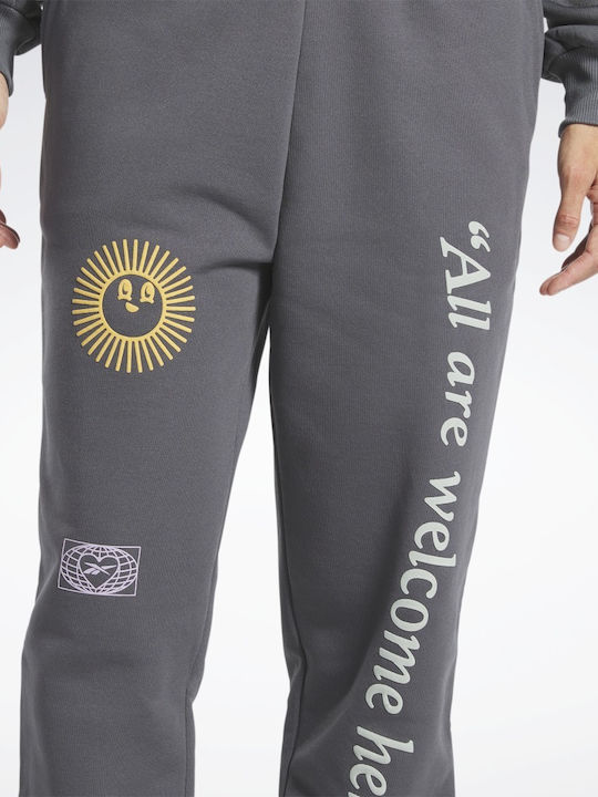 Παντελόνι Φόρμας Fleece Γκρι