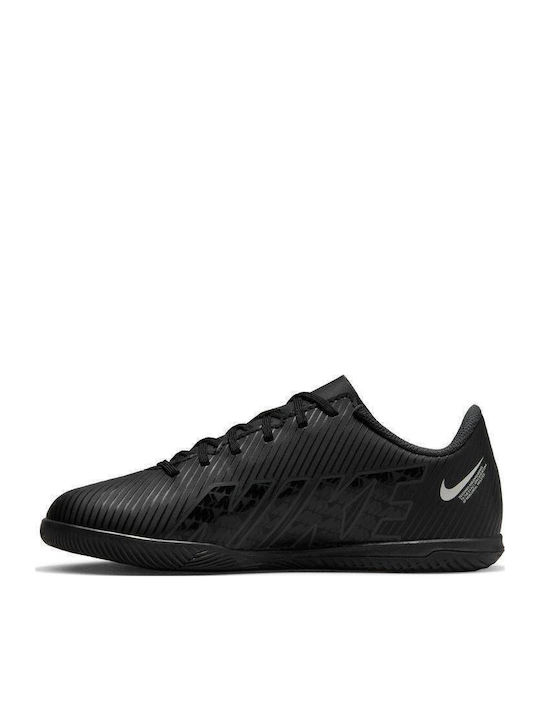Nike Mercurial Vapor 15 Club IC Παιδικά Ποδοσφαιρικά Παπούτσια Σάλας Μαύρα