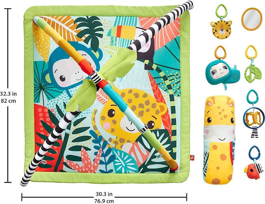 Fisher Price Rainforest Γυμναστήριο Δραστηριοτήτων με Μουσική για Νεογέννητα