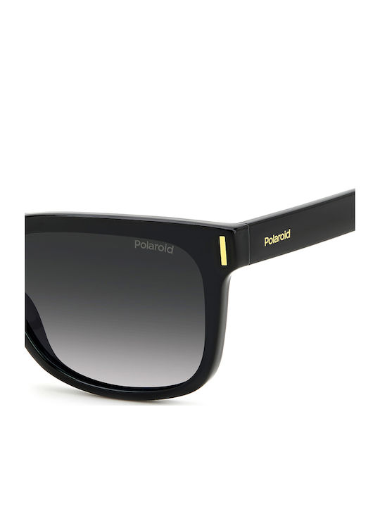 Polaroid Unisex Γυαλιά Ηλίου με Μαύρο Μεταλλικό Σκελετό και Γκρι Ντεγκραντέ Polarized Φακό PLD6191/S 807/WJ