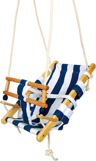 Small Foot Wooden Kids Swing with Protector and Seat Belt for 1.5+ Years