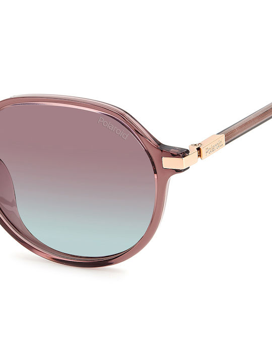 Polaroid Feminini Ochelari de soare cu Roz Cadru și Multicolor Degrade Polarized Lentilă PLD4149/G/S/X 789/JR