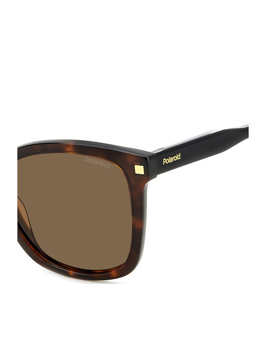 Polaroid Ochelari De Soare Pentru Femei Cu Ramă Din Plastic Maro Tortoise Și Lentile Maro Polarized PLD4151/S/X 086/SP