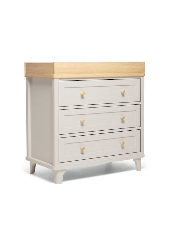 Mamas & Papas Lucca Nursery Furniture Set with Bed & Nursery Drawer White / Beige